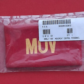 Royal Air Force Movement Control Personnel - Red Cloth Armband.