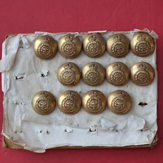 (India) Indian Army - King's Crown Edward VIII (Imperator Cipher) 19mm Brass Button.
