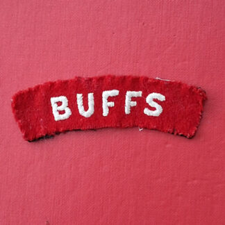 The East Kent Regiment (The Buffs) - Woven Shoulder Title.