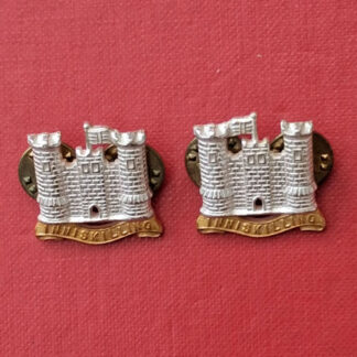 5th Inniskilling Dragoon Guards - Silver & Gilt Collar Badges.