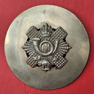 The Highland Light Infantry - Queen Victoria's Crown Plaid Brooch.