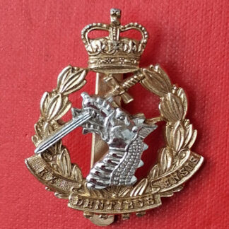 The Royal Army Dental Corps - Gold & Silver Anodised Cap Badge.