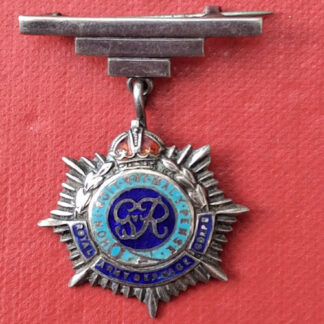 The Royal Army Service Corps -  King's Crown Silver & Enamelled Sweetheart Badge.