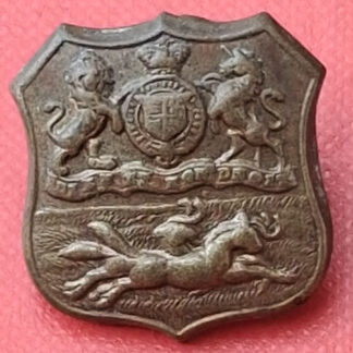(South Africa) The Durban Light Infantry - Gilding Metal Cap Badge.