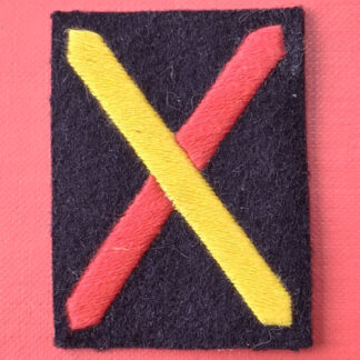 The Fife & Forfar Yeomanry - Woven Cloth Regimental Flash.