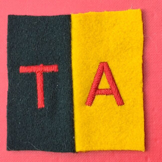 The Trinidad Artillery Volunteers - Cloth Pagri Badge.