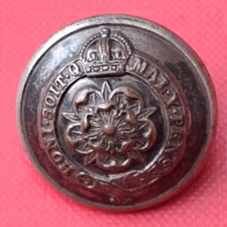 The Royal Fusiliers - King's Crown Officer's 26mm White Metal Button.