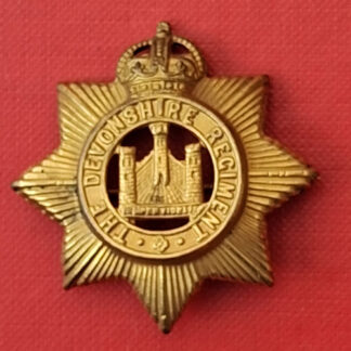 The Devonshire Regiment - King's Crown Sweetheart Badge.