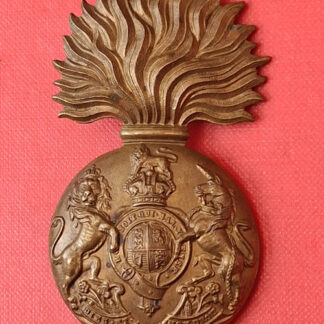 The Royal Scots Fusiliers - King's Crown Gilding Metal Cap Badge.