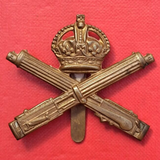 The Machine Gun Corps - King's Crown Gilding Metal Cap Badge.