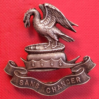 17th - 20th Service Battalions  The King's Regiment (Liverpool Pals) - Hallmarked Silver Cap Badge.