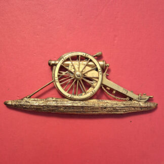The Royal Artillery - Large Gilding Metal Sabretache Badge.