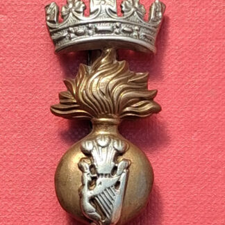 The Royal Irish Fusiliers - 1 Piece Bi Metal Cap Badge.