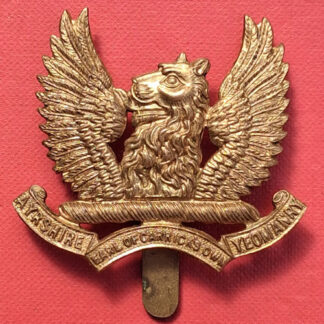 The Ayrshire Yeomanry - Gilding Metal Cap Badge.