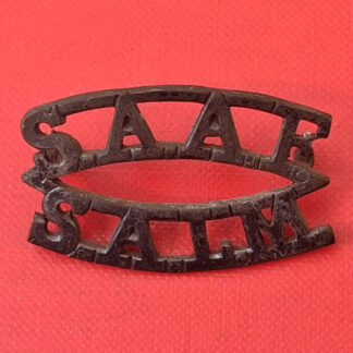(South Africa) South Africa Air Force - Gilding Metal Shoulder Title.