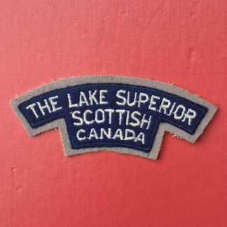 (Canada) The Lake Superior Scottish - Woven Cloth Shoulder Title.