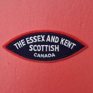 (Canada) The Essex & Kent Scottish - Woven Cloth Shoulder Title.