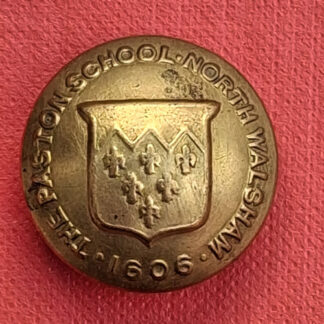 The Paston School O.T.C - 21mm Brass Button.