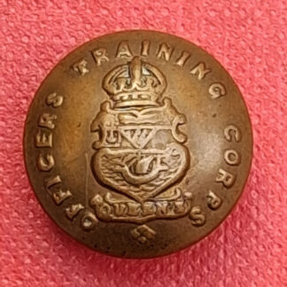 Queen's (Belfast) O.T.C - 17mm Brass Button.