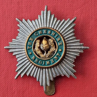 The Cheshire Regiment - Bi Metal Cap Badge .
