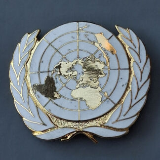 The United Nations - Enamelled Cap Badge.