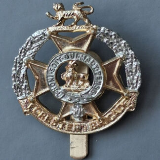 The Forester Brigade - Gold & Silver Anodised (H.W  Timings) Cap Badge.