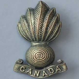(Canada) The Royal Canadian Artillery - Gilding Metal Collar Badge.