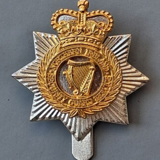 Northern Ireland Security Guard Services - Queen's Crown Bi Metal Cap Badge.