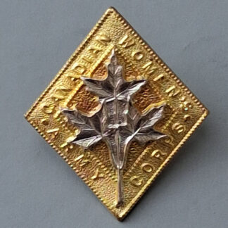 (Canada) The Canadian Women's Army Corps - Gilding Metal Cap Badge.