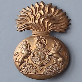 The Royal Scots Fusiliers - King's Crown Gilding Metal Cap Badge.