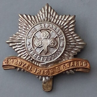 The 4th Royal Irish Dragoon Guards - Bi Metal Cap Badge.