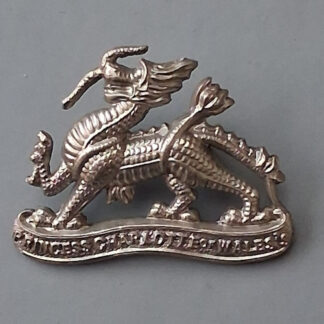 1st Volunteer Battalion The Royal Berkshire Regiment - White Metal Collar Badge.