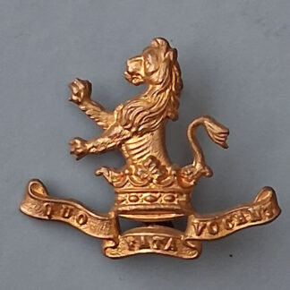 The 7th Dragoon Guards - Gilding Metal Collar Badge.