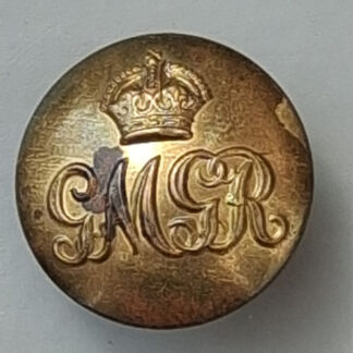 The Guards Machine Gun Regiment - King's Crown 26mm Brass Button.