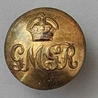 The Guards Machine Gun Regiment - King's Crown 17mm Brass Button.