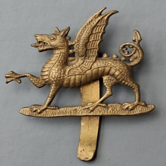 The Monmouth Regiment - Gilding Metal Cap Badge.