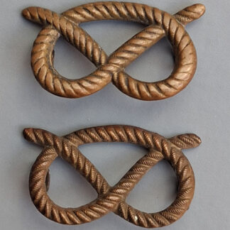 The South Staffordshire Regiment - Gilding Metal Collar Badges.