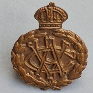 The Army Veterinary Corps - King's Crown Lapel / Collar Badge.