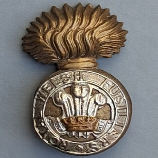 WW1 The Royal Welsh Fusiliers - Bi Metal Cap Badge.