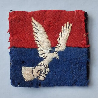92nd  Anti Aircraft Army Group Royal Artillery - Woven Cloth Formation Badge.