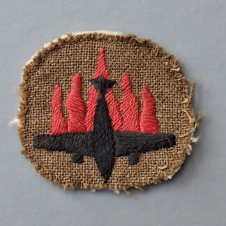 5th Anti Aircraft Division - Woven Cloth Formation Badge.