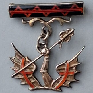 The Honourable Artillery Company - Silver & Enamelled Sweetheart Badge.