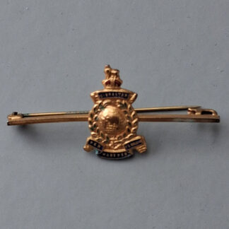 The Royal Marines - King's Crown Enamelled Tie Pin Badge.
