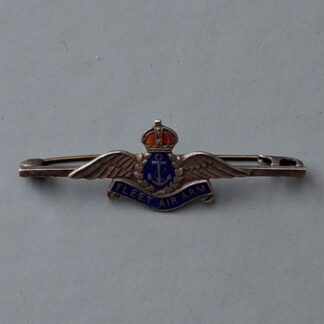 The Fleet Air Arm - King's Crown Silver & Enamelled Sweetheart Badge.