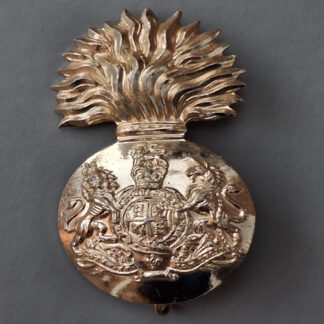 The Royal Scots Fusiliers - Queen's Crown Gold Anodised Cap Badge.
