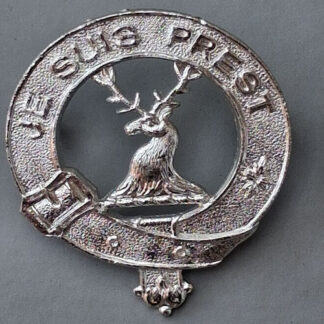 Orkney Independent Cadet Battery A.C.F (Lovat Scouts) - Silver Anodised Cap Badge.