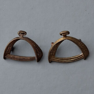 The 7th Hampshire Territorial Battalion - Gilding Metal Collar Badges.