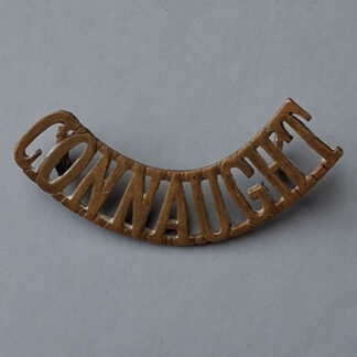 The Connaught Rangers - Gilding Metal Shoulder Title.
