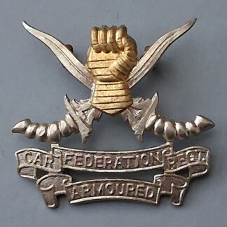 Malaya Federation Armoured Car Regiment - Bi Metal Cap Badge.