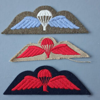 The Royal Marines - Parachute Qualification Cloth Wings.